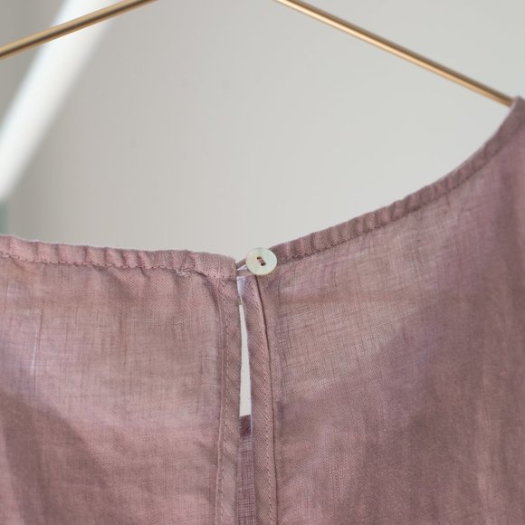 100% Linen Dress Mauve colour from C&C California - Picture 7 of 16